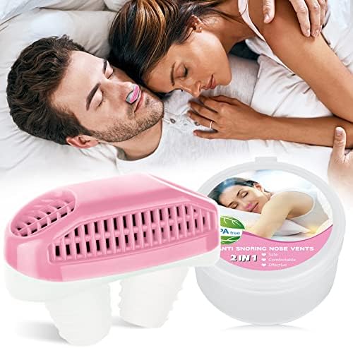 Anti Snoring Device,Stop Snoring Solution for Better Breathing, Sleep Aid for Men and Women,Soft and Comfortable Material(Pink)