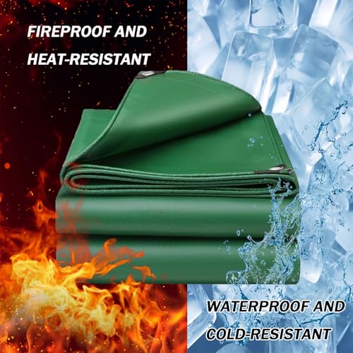 Lona impermeable para evitar moho y desgarro en muebles de jardin verde 90x205 7
