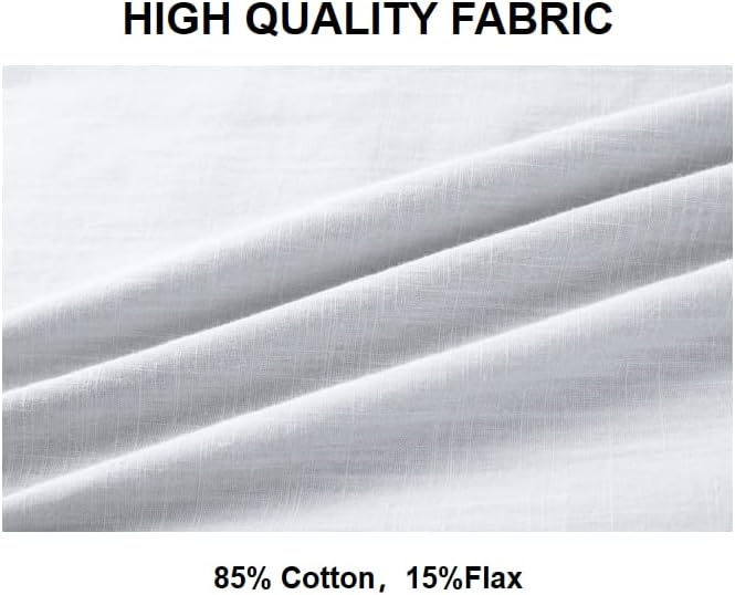 Xenuay Men's Casual Button Down Short Sleeve Shirt Button Up Summer Beach Regular-fit Cotton Speard Collar Tops