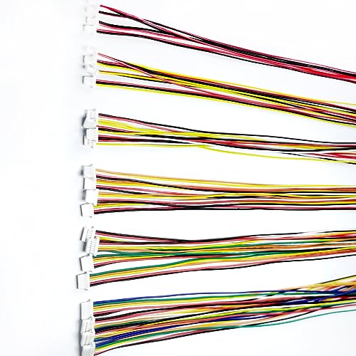 Conector JST SH 1.0mm 24 piezas femenino 7 pines cable 20cm miniatura 4