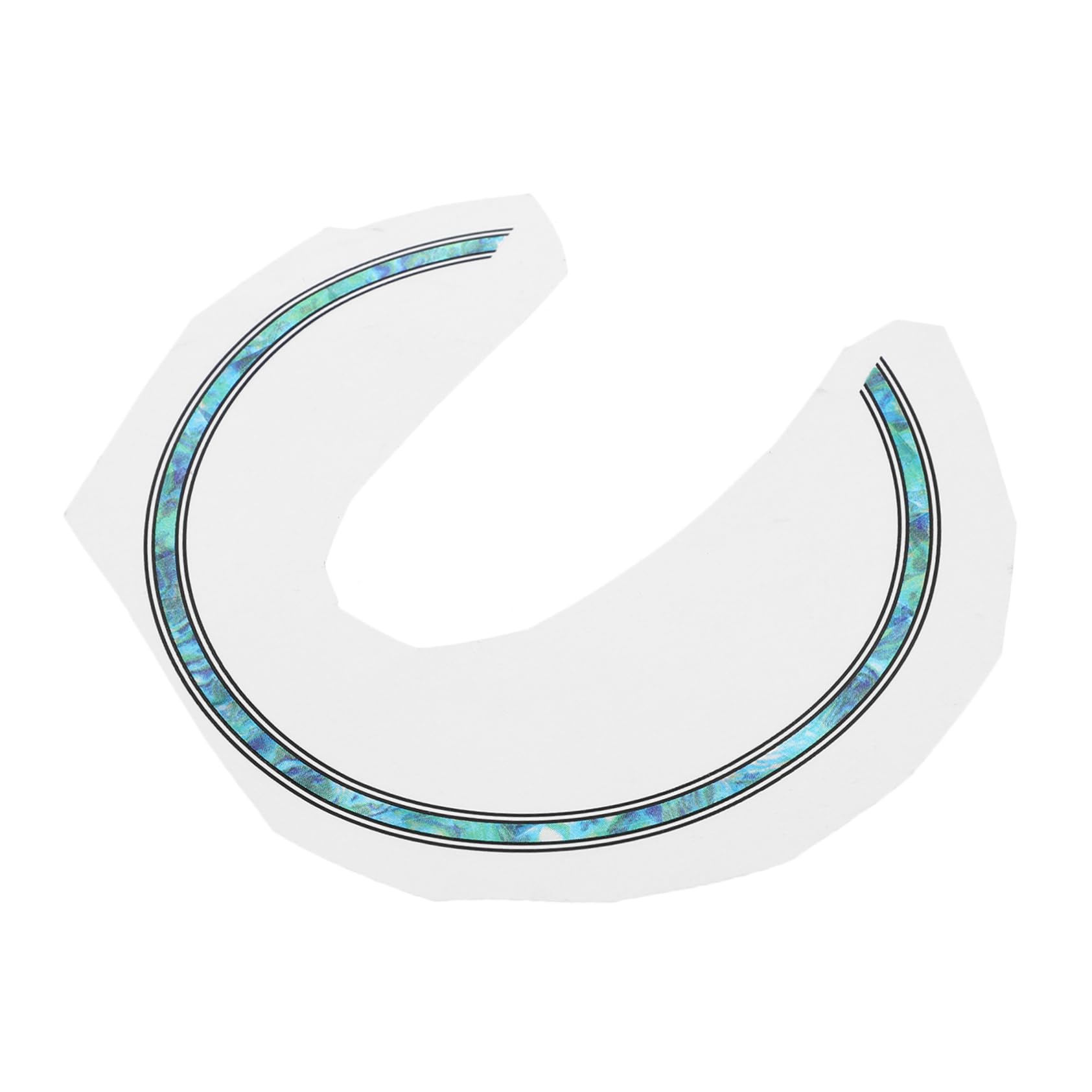 ULDIGI Guitar Sound Hole Decal Sound Ring Sticker for Acoustic Guitar Self-adhesive Inlay Decal