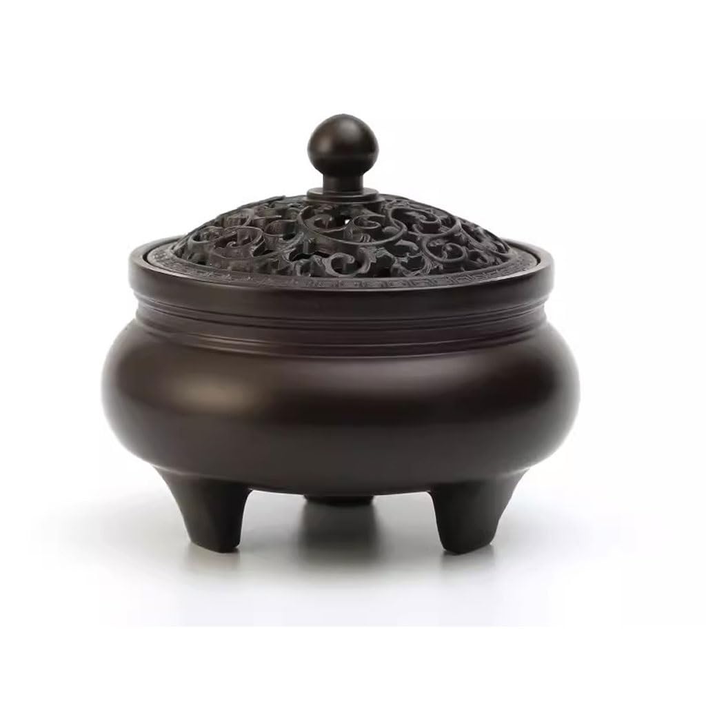 Incense Holder Base Retro Metal Incense Sandalwood Burner Indoor Plate Tea Ceremony Home Aromatherapy Ornaments
