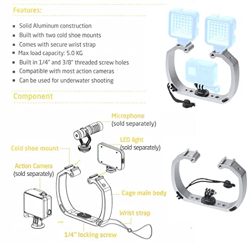 FEICHAO Doppio supporto portatile vassoio Diving