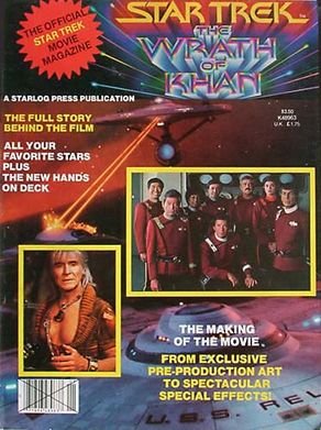Cover of Star Trek II, the Wrath of Khan: The Official Movie Magazine