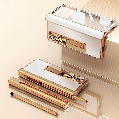 Coque pour Samsung Galaxy Z Fold4 protection dorée idéale pour le quotidien