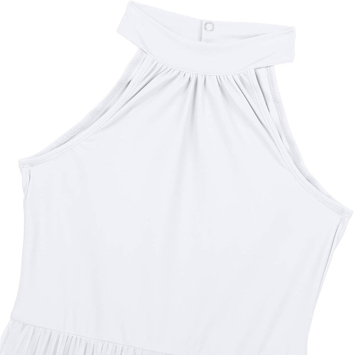 zdhoor Kids Girls Halter Neck Lyrical Ballet Dance Leotard Dress Open Back Modern Dancewear Long Maxi Jumpsuit : Clothing, Shoes & Jewelry