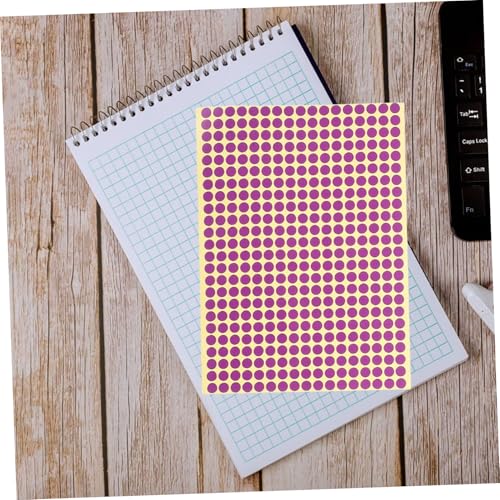 Uonlytech 3 ensembles papier à point coloré en PVC premium pour création