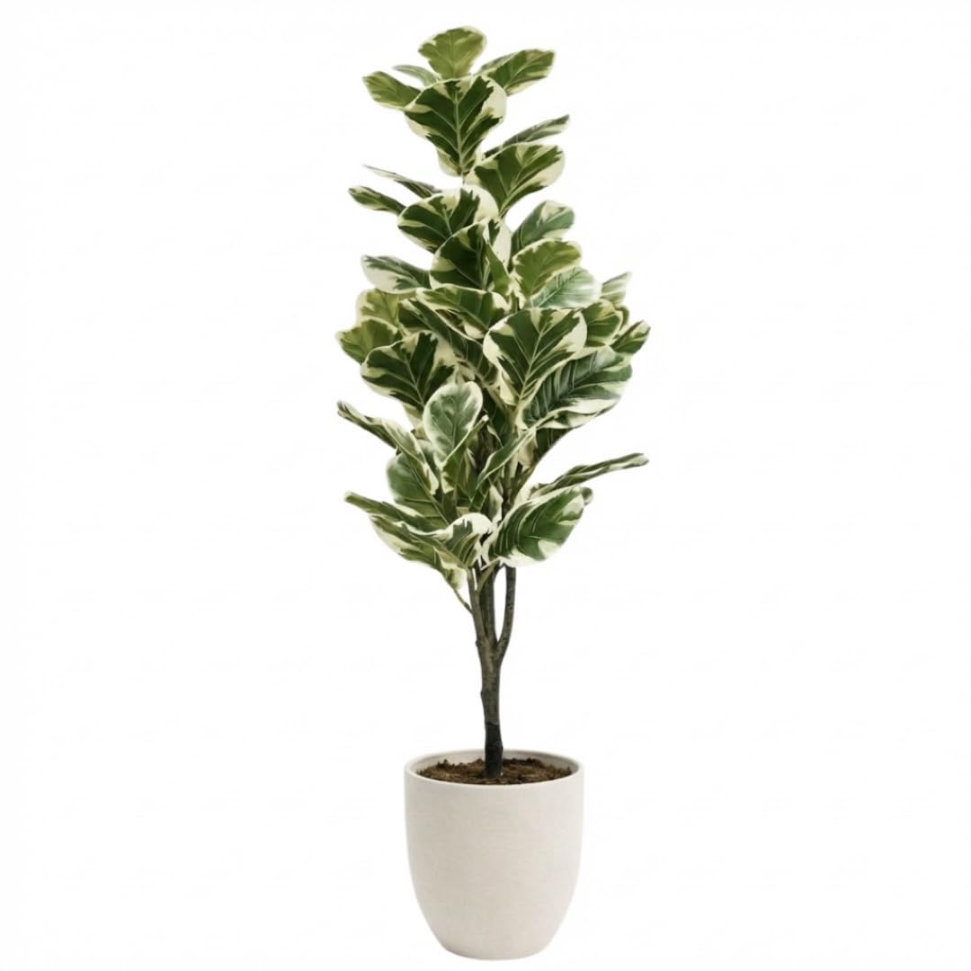 edihome, Planta Artificial Grande, Olivo 120 cm – Decorativas, Árbol, Decoración Hogar, para Interior, Oficina, Hoteles, Eventos, Planta Artificial Realista con Detalles Mediterráneos (Olivo, 120) — view 17