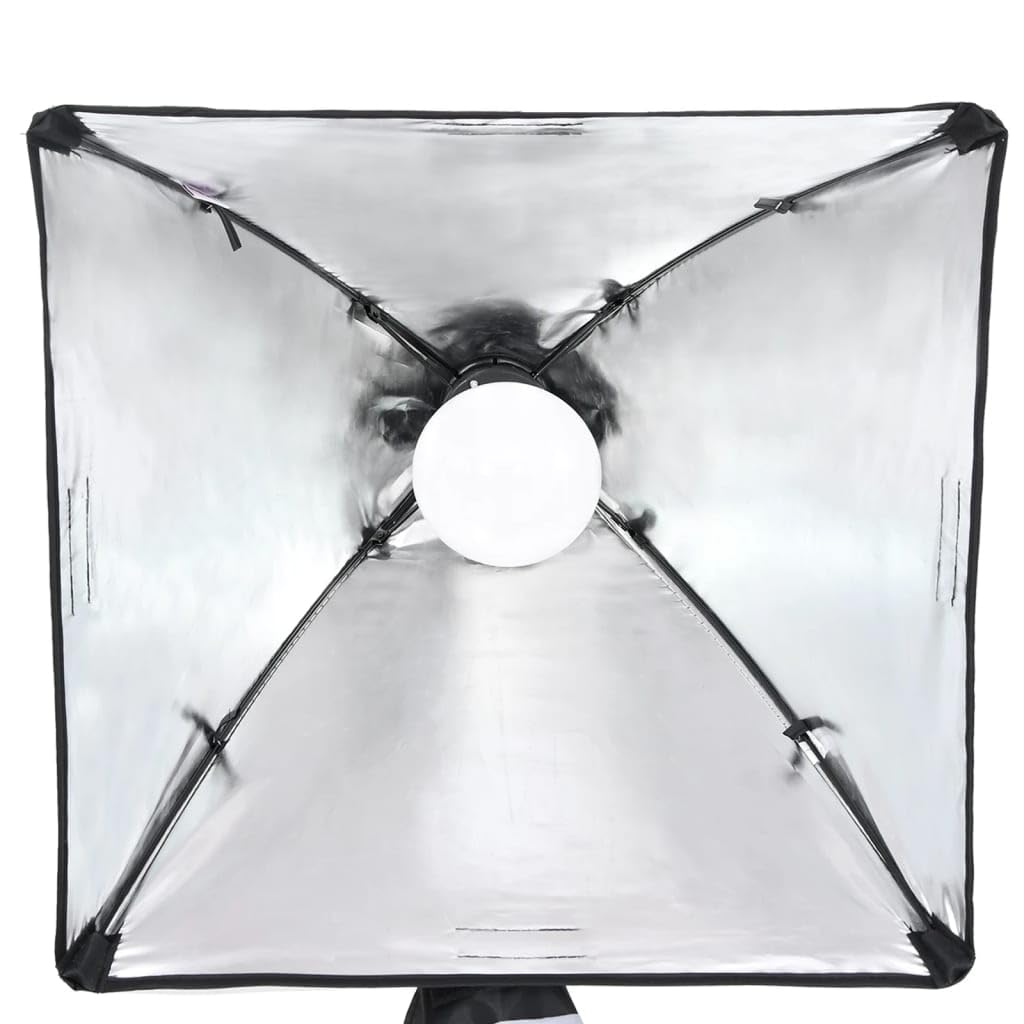 Zestaw do studia fotograficznego ze światłem ciągłym LED, 3 softboxy 40 x 40 cm, 5 kolorowych tła 1,6 x 3 m, przyciemniane lampy fotograficzne, aluminiowe statywy 75-210 cm, bezcieniowe