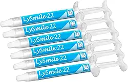 Kit 6 Clareador Dental Caseiro Lysmile Gel 22% Lysanda