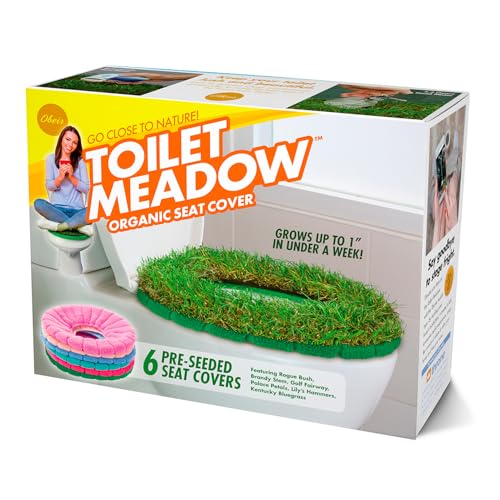 Prank-O Toilet Meadow Prank Gift Box – Funny Empty Gag Gift Packaging for White Elephant,...