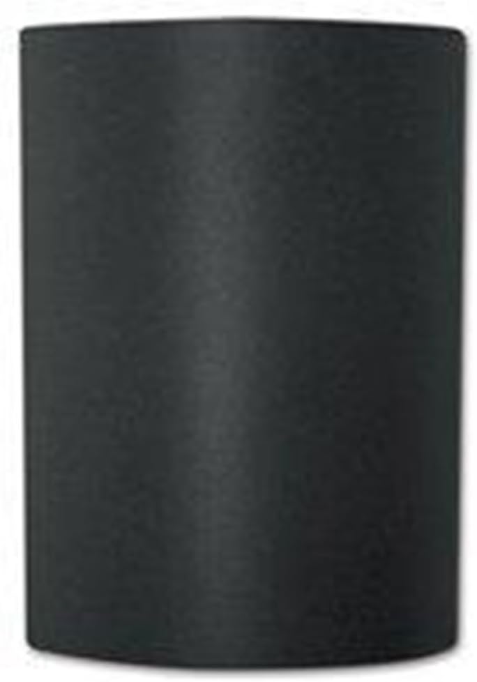 Jelly Jar Lighting SD-BK-021 Black Finished Sconce with a Black Shade