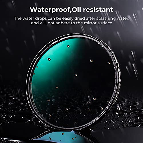 K&F Concept 82mm Circular Polarizers Filter Polarizing Filter 28 Multi-Layer Coated Super Slim High Definition CPL Lens Filter (Nano-X Series)