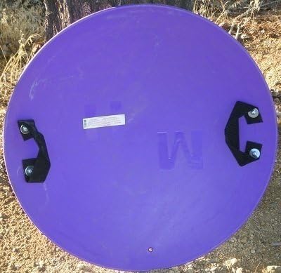 Snow Sled Saucer Heavy Duty (Purple) by MH Sleds