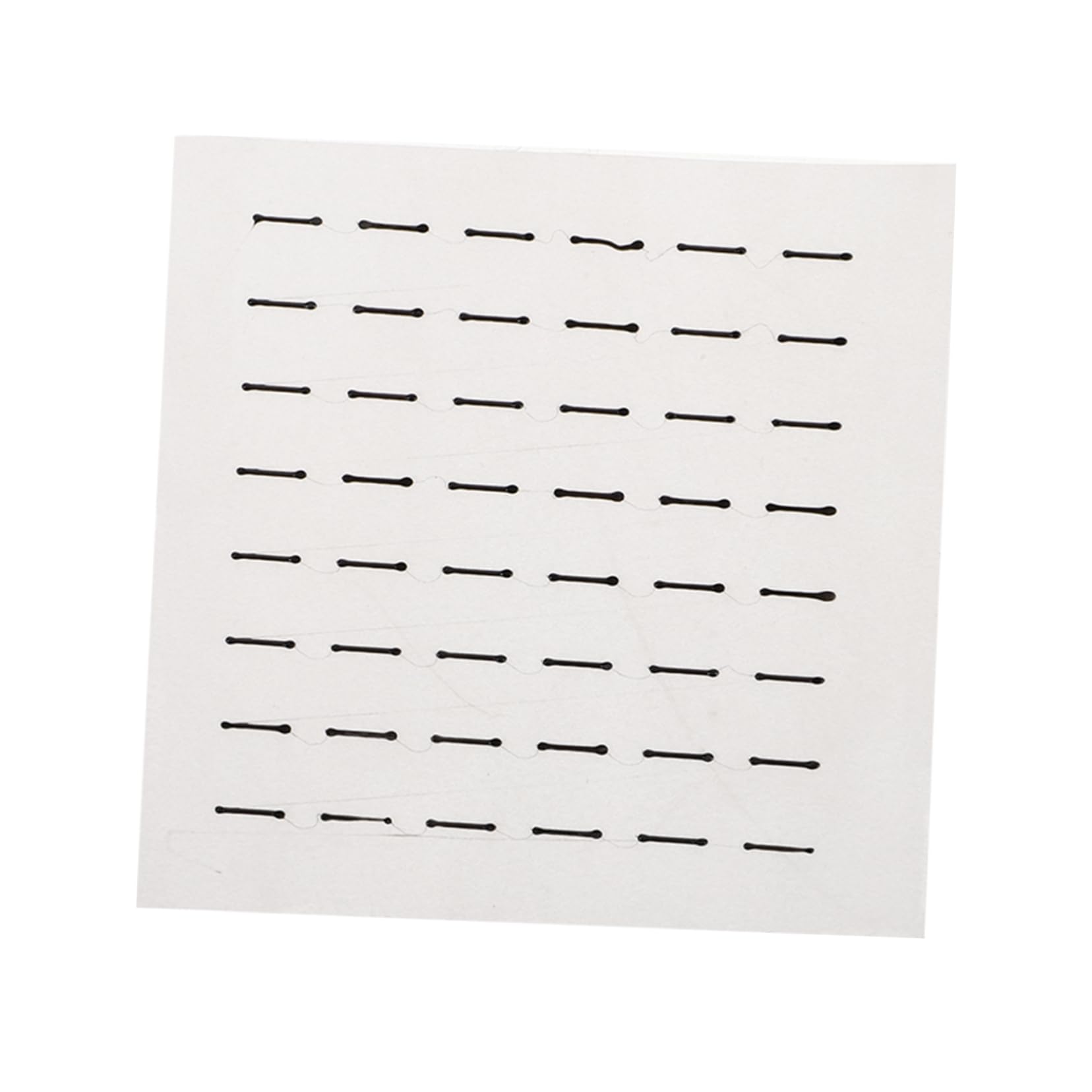 FOYTOKI 6mm Lash Glue Strips Self-Adhesive Reusable Sweatproof for Extensions Natural Finish