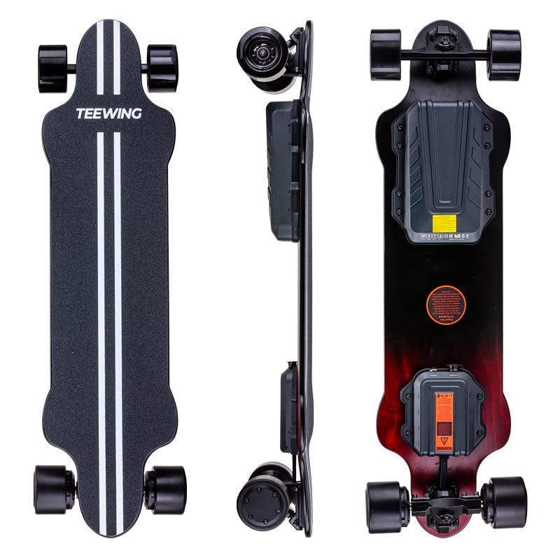 Skateboard électrique Longboard - Télécommande, Vitesse 3 Modes - Neuf