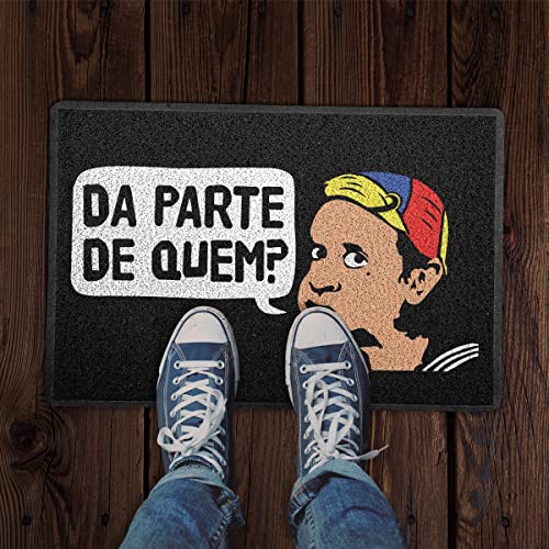 Capacho 60x40 - DA PARTE DE QUEM? (Preto)