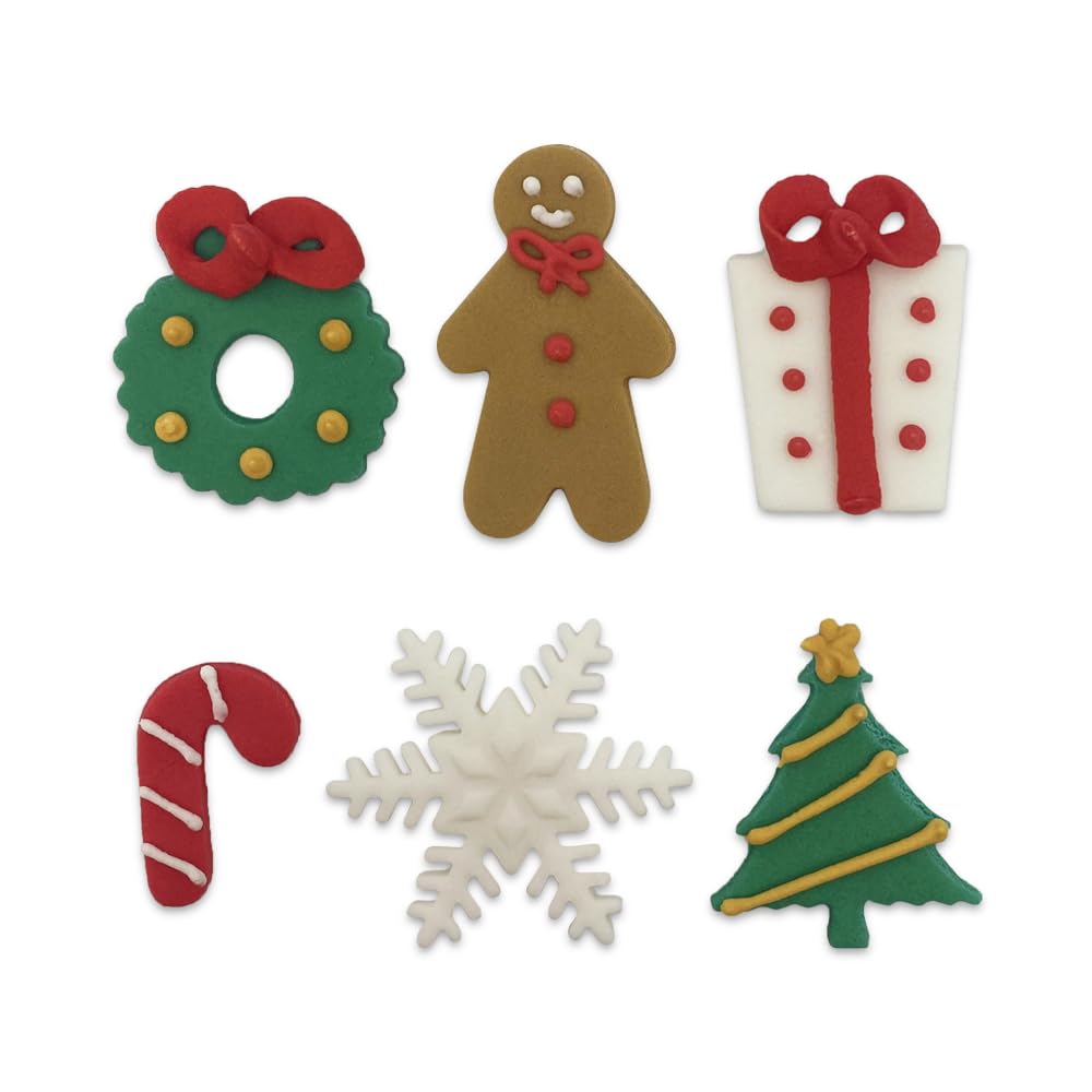 Anniversary House Gingerbread House Sugar Toppers, Edible Cake Decorations, Handcrafted Cake Decoration, Edible Fondant Icing Sugar Cupcake Toppers, Gingerbread Iced Decorations, SFX363