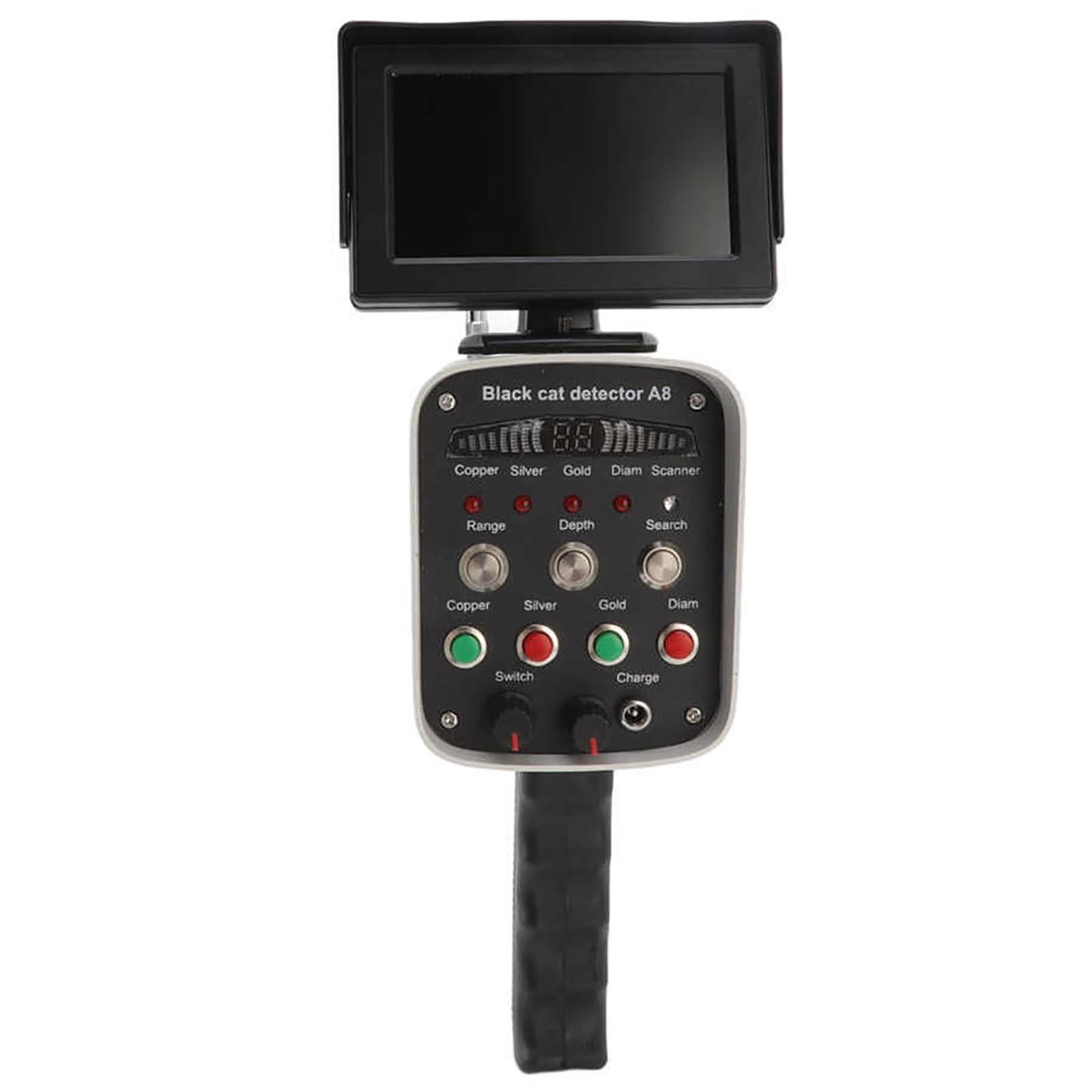 Scanner de détecteur de métaux professionnel de 30 m de profondeur pour la détection de trésors souterrains, localiser l'or, l'argent, le cuivre