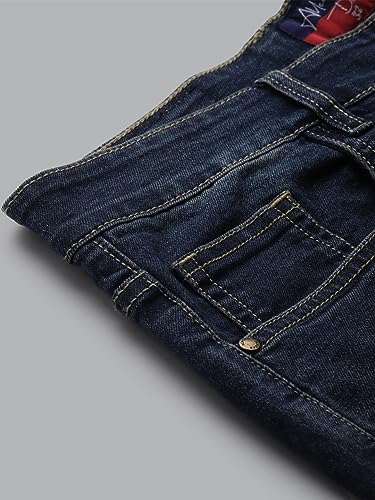 Image of Allen Cooper Relaxed Comfortable Mid Rise Denim Jeans for Men