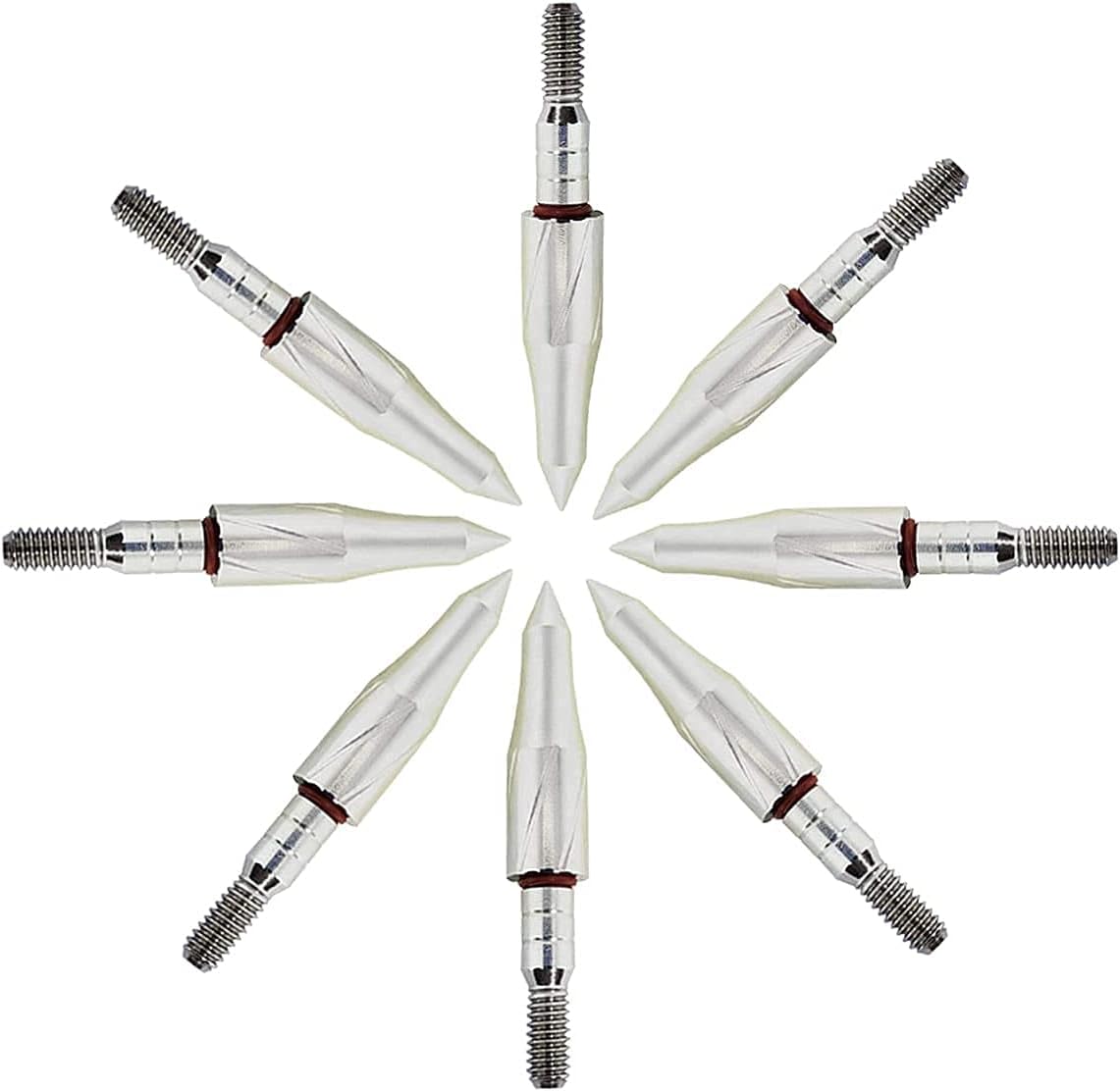 Archery Field Points, Various OD, 100/125/150/200 Grains, Easy Pull Various, Stainless Steel Screw in Archery Field Tips(1 Dozen 12 PCS) : Sports & Outdoors