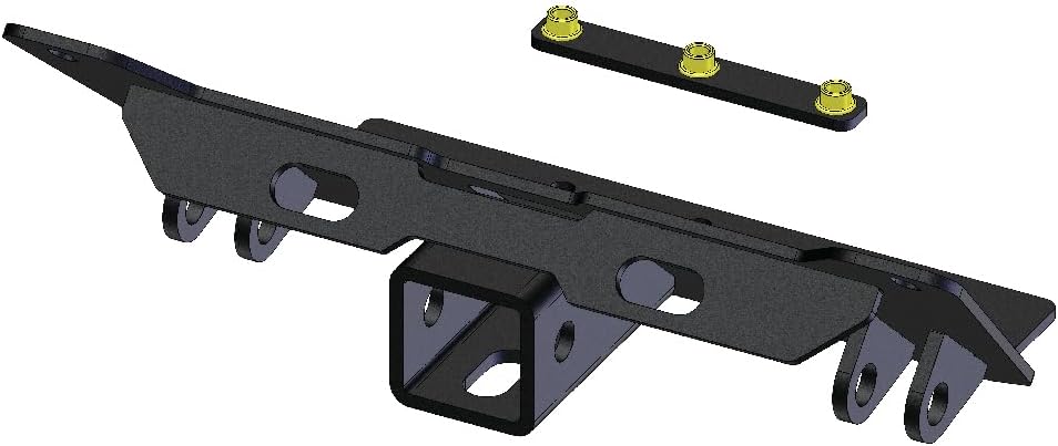 KFI UTV 66" Snow Plow Kit, Steel Blade, Compatible with Midsize and Fullsize Polaris Rangers Listed Below (105255)