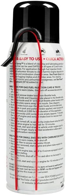 SS14 Sea Foam Spray Quick Acting Top Engine Cleaner And Lube 12oz (Pack Of 2)
