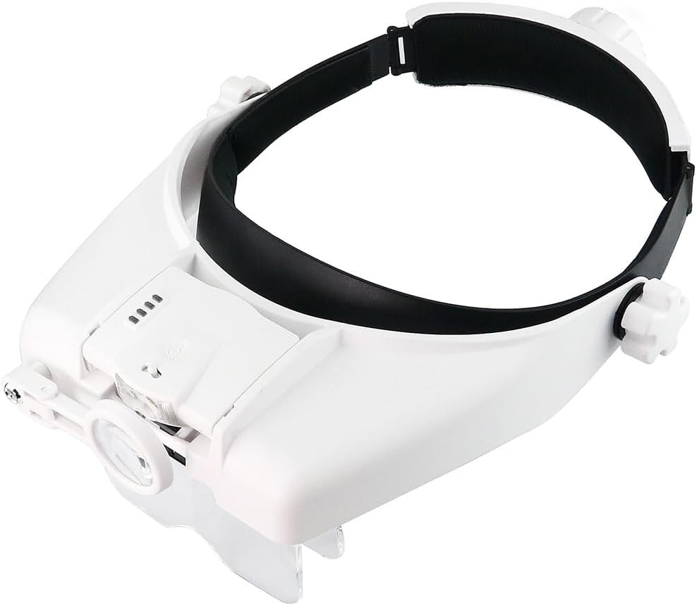 Mounted Magnifying Glass with Five Sets of Multiple Lenses and Touch Switch Magnifying Glass