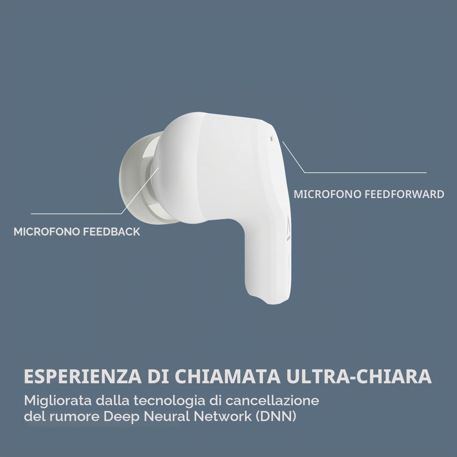 CREATIVE Zen Air Pro (Nero) Cuffie True Wireless con Riduzione Attiva del Rumore, Modalità Ambiente, LE Audio, Bluetooth 5.3, IPX5, Fino a 33 Ore di Autonomia della Batteria