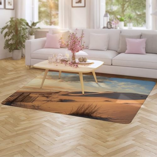 Grand tapis de sol en velours corail absorbant de qualité