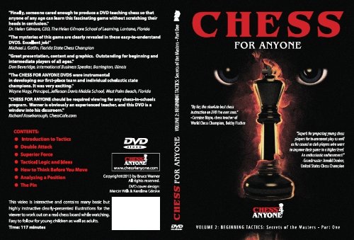 Amazon.com: Chess For Anyone Volume 2 - Tactics: Secrets of the Masters ...
