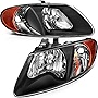 AINTIER Headlight Assembly 2001-2002 For Chrysler Grand Voyager,2001-2007 For Town & Country,2001-2007 For Dodge For Grand Caravan Headlamp Replacement Driver & Passenger Side