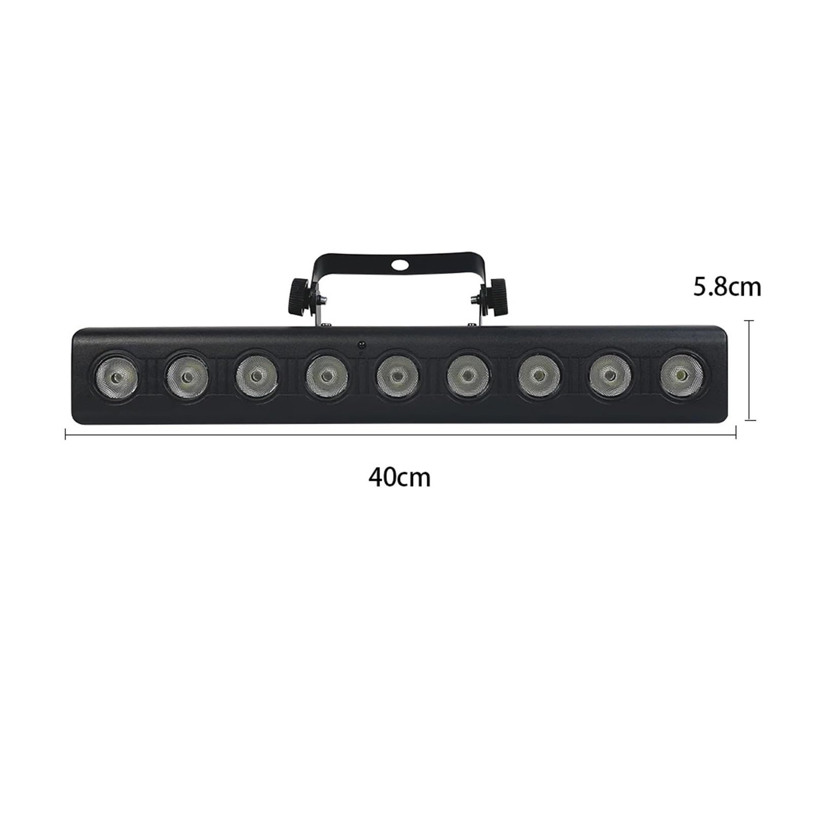 Oświetlenie LED RGB, 2 szt./zestaw Zdalne 9x12w, RGBW 4w1 Długie paski LED Wall Washer Stage Dyeing Lights DJ Bar Strobe Light