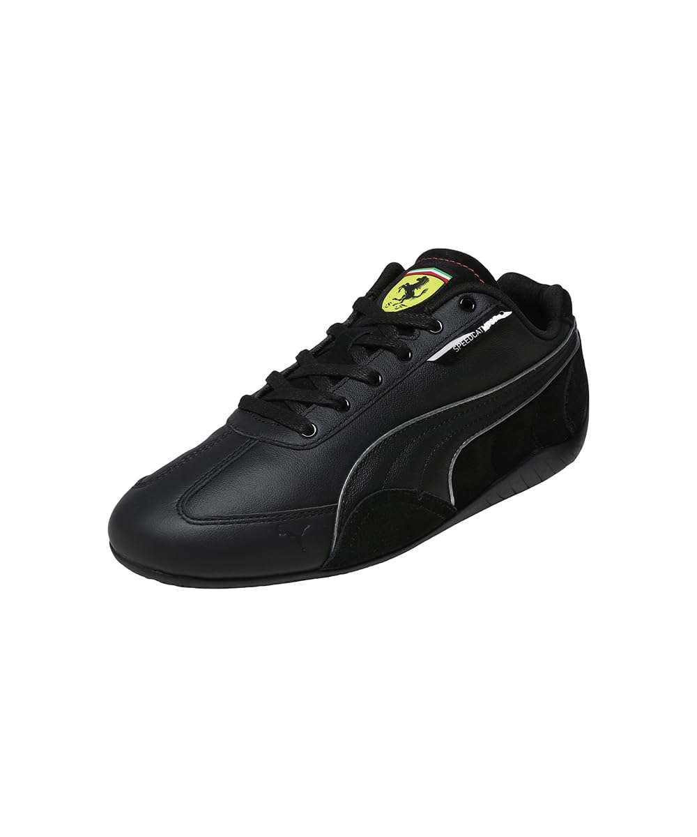 Puma Sneaker Ferrari Speedcat unisex per adulti, Nero-​Rosso Corsa, 43 EU
