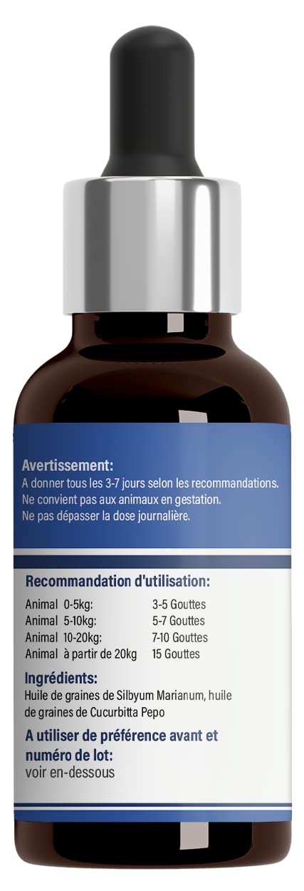 NOUVEAU : HelloAnimal POUX & PUCES Liquide pour chat et chien contre l’infestation parasitaire – combattre naturellement acariens poux & puces – EFFET IMMEDIAT ǀ 50 ml