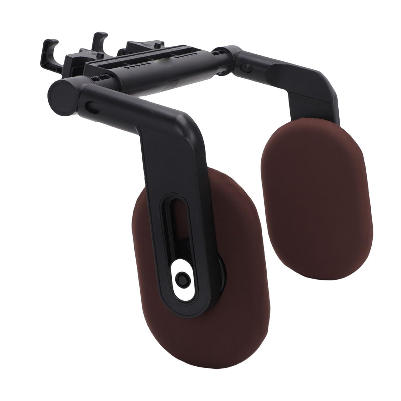Cuscino Poggiatesta per Auto, Cuscino per Collo in Memory Foam con Supporto a 3 Punti, Viaggio Regolabile con Tessuto di Seta Ghiacciata Rinfrescante, Ideale per Veicoli con Sedili con Asta