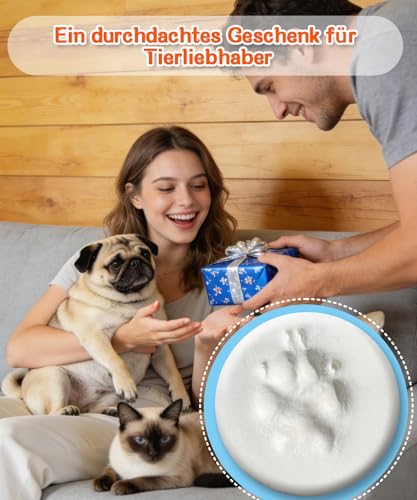 PewinGo Pfotenabdruck Set Hund oder Katze 3D – Ansicht 5