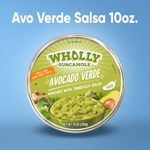 Wholly Guacamole Avocado Verde Salsa, 10 Oz Bowl
