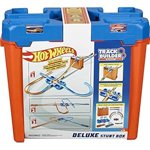 Hot Wheels GGP93 – Track Builder Stunt Box, Spielzeug Autorennbahn, Kinderspielzeug-Geschenkset für Kinder im Alter von…