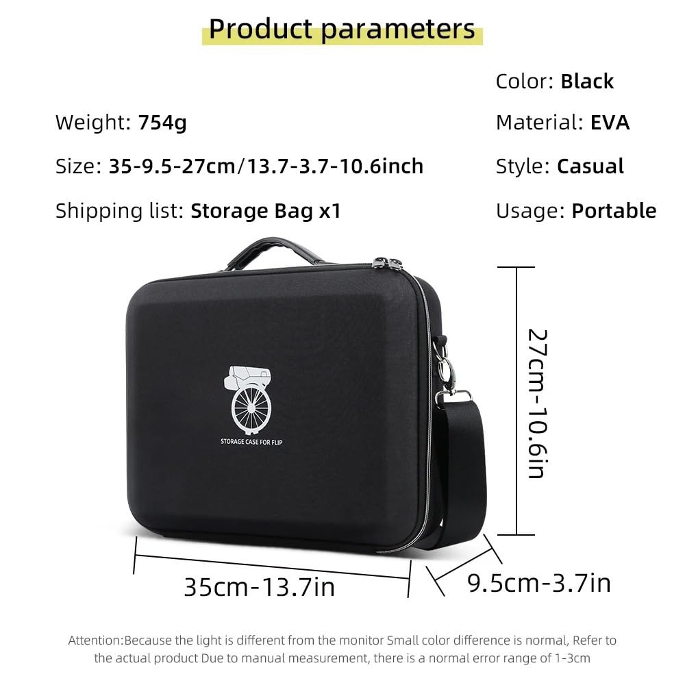 Compatibile con DJI Flip/RC 2 Borsa da trasporto a tracolla con protezione rigida