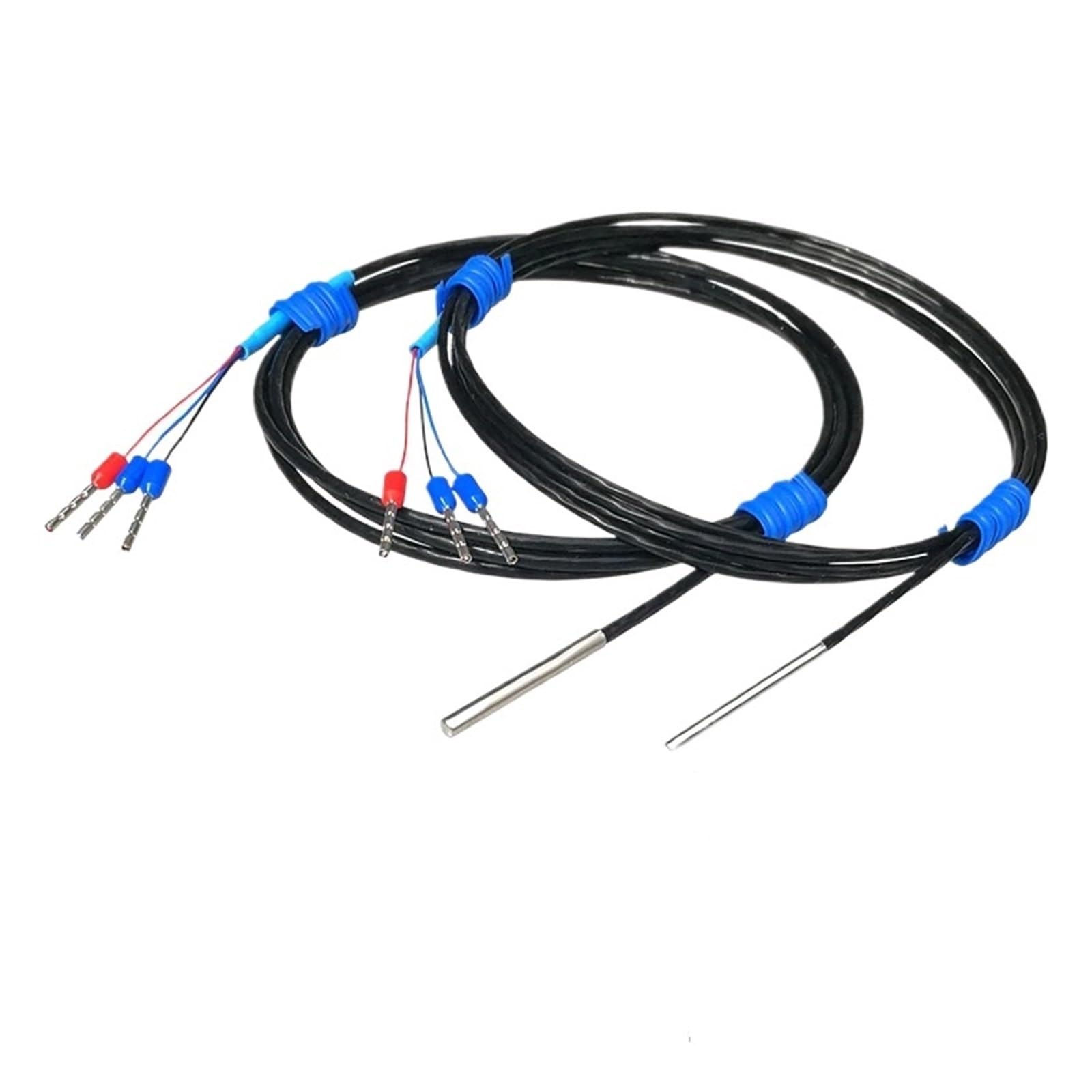 Sensor de temperatura PT100 φ1,5/2/3/4mmSonda RTD impermeable, sonda delgada de acero inoxidable en miniatura, Sensor de precisión(Probe-4-30mm-4m)