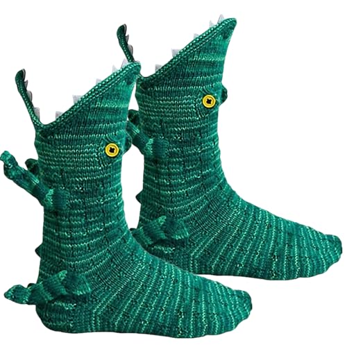 Gutecomuik Calcetines de Punto de Cocodrilo, Calcetines