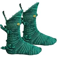 Gutecomuik Calcetines de Punto de Cocodrilo, Calcetines