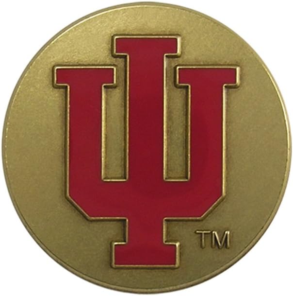 Indiana University Nickel Silver Block IU Lapel Pin IULP410B IMC-Retail