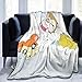 Votovcom Couverture de Jet d'anime Anime Hamtaro couvertures de Voyage de Voyage Couverture légère Ultra Douce Chaude pour Le Printemps d'hiver adapté au canapé-lit