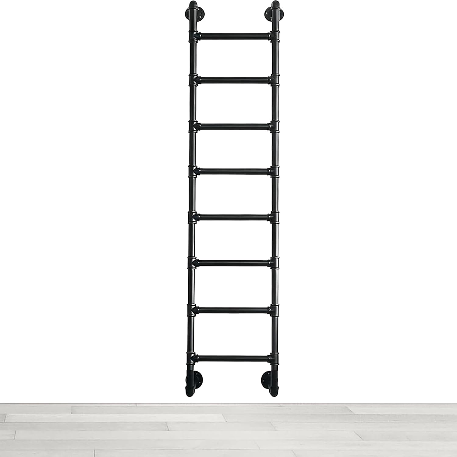 Loft Ladder 10 Foot Mounted, Basement Window Well Egres Ladder Heavy-Duty, Mount Wall Only for Dorm Lofted Bed Basement