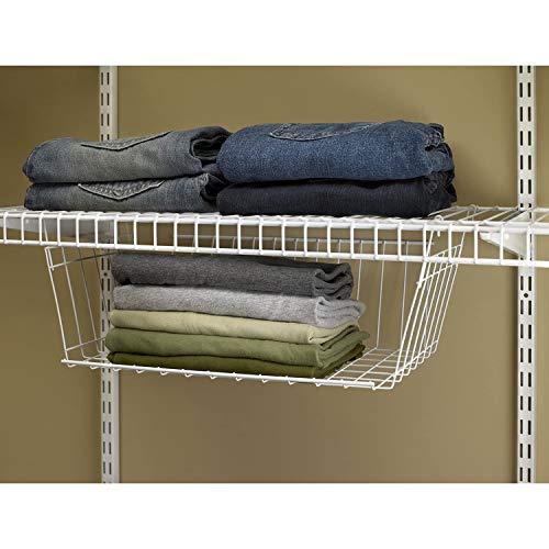 Closetmaid 2 X 17 Inch Wide Hanging Basket Wire Shelving Accessory For Closet Shelves thumb #2