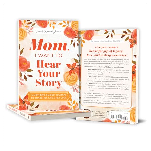 Image of Mom, I Want to Hear Your Story (Expanded Edition): A Mother's Guided Journal to Share Her Life and Her Love (Hear Your Story Books) | #1 Amazon Bestseller | Perfect Gift for Mothers