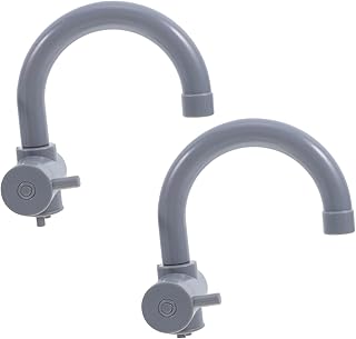 UPKOCH Set of 2 Kitchen Taps, Realistic Plastic Taps for Imaginative Role Play, Indoor and Outdoor Creative Replica for Boys and Girls