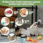 Fashion's Talk Cat Toys Variety Pack for Kitty 20 Pieces - Image 4